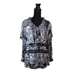 Parker Silk Cold Shoulder Mini Dress